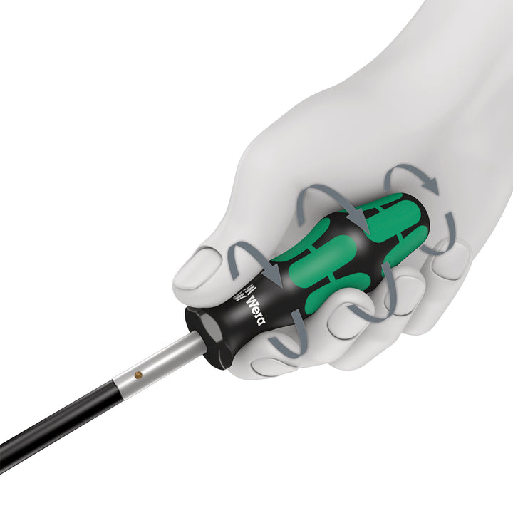 Wera 392 Bitholding screwdriver with flexible shaft, 1/4" x 177 mm