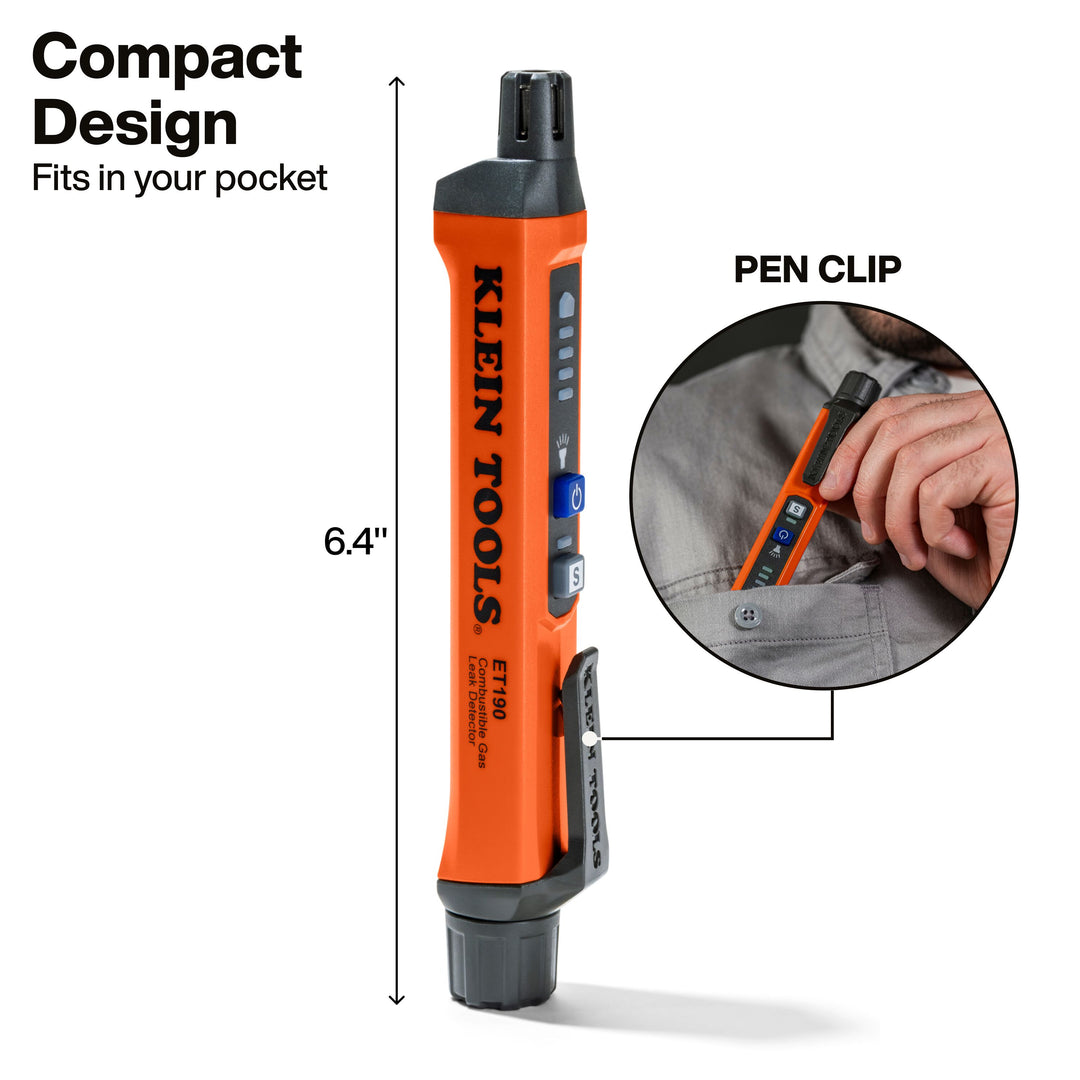 Klein Tools ET190 Compact Combustible Gas Leak Detector