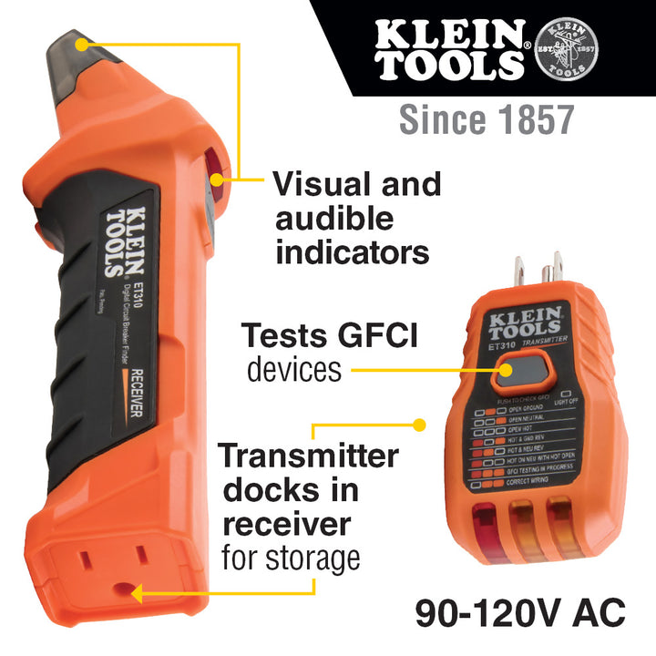 Klein Tools ET310KIT Circuit Breaker Finder Kit