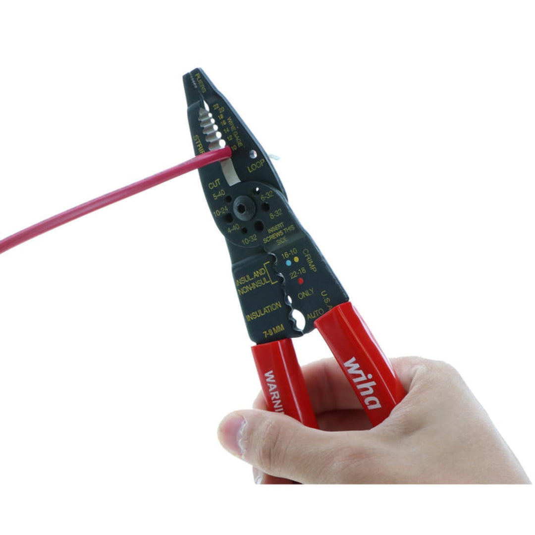 Wiha Tools 57814 578 AWG 10-22 Combo Stripper Crimper Pliers