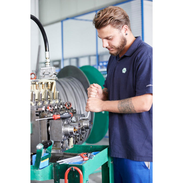 Wiha 66982 ErgoStar Ball End Hex L-Key Inch/Metric 22 Piece Set