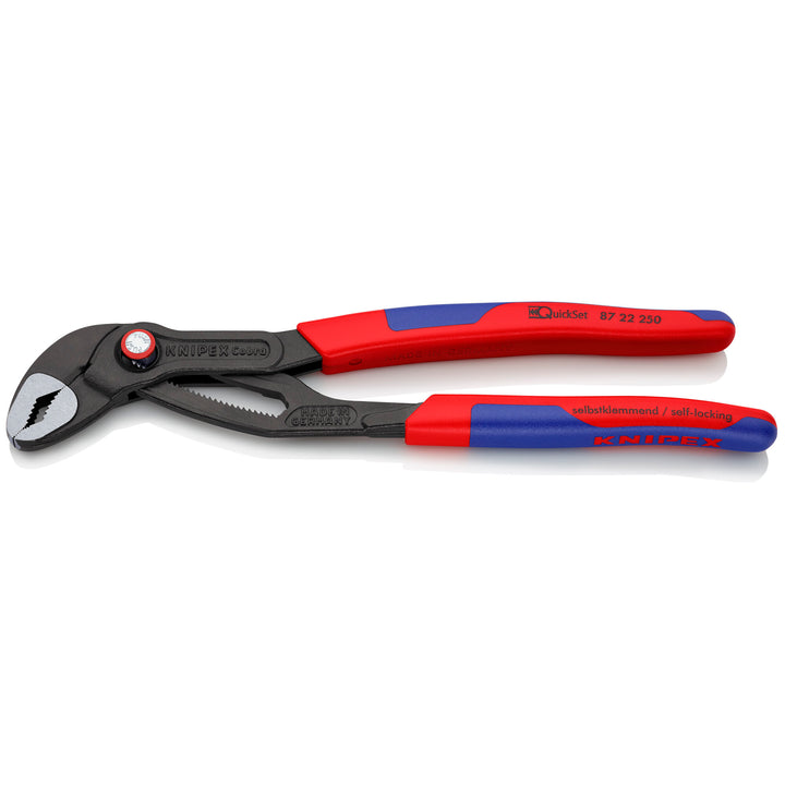 Knipex 87 22 250 SBA 10" Cobra® QuickSet Water Pump Pliers