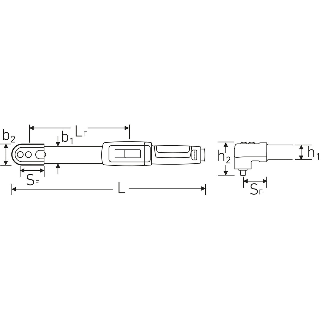Stahlwille 96550150 730R VDE MANOSKOP torque wrench, 10-50 Nm