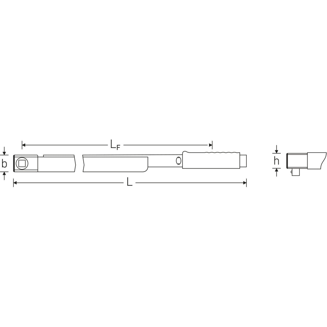 Stahlwille 50190081 720Nf/80 Standard MANOSKOP 3/4" Torque Wrench