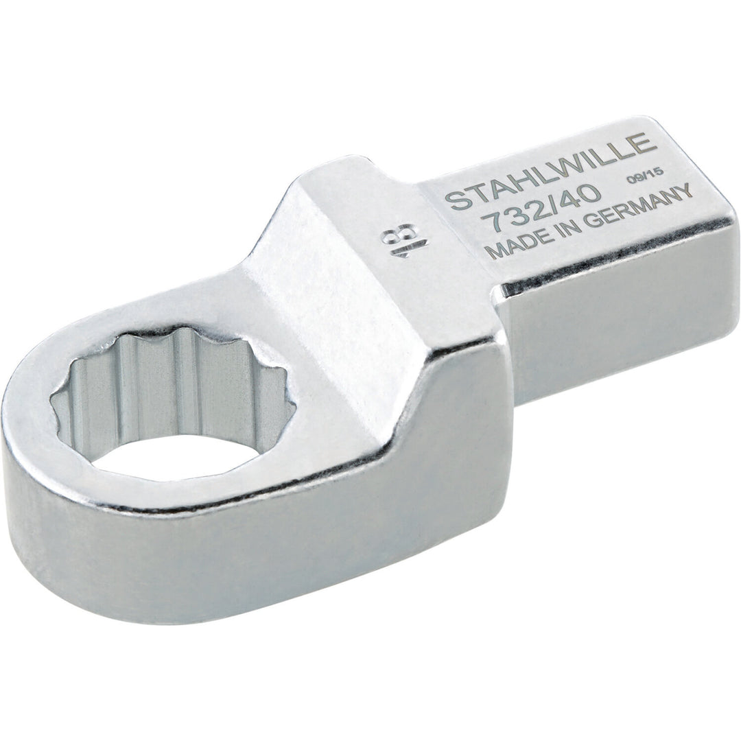 Stahlwille 58224019 732/40 Ring insert tool 19 mm, 14x18 mm