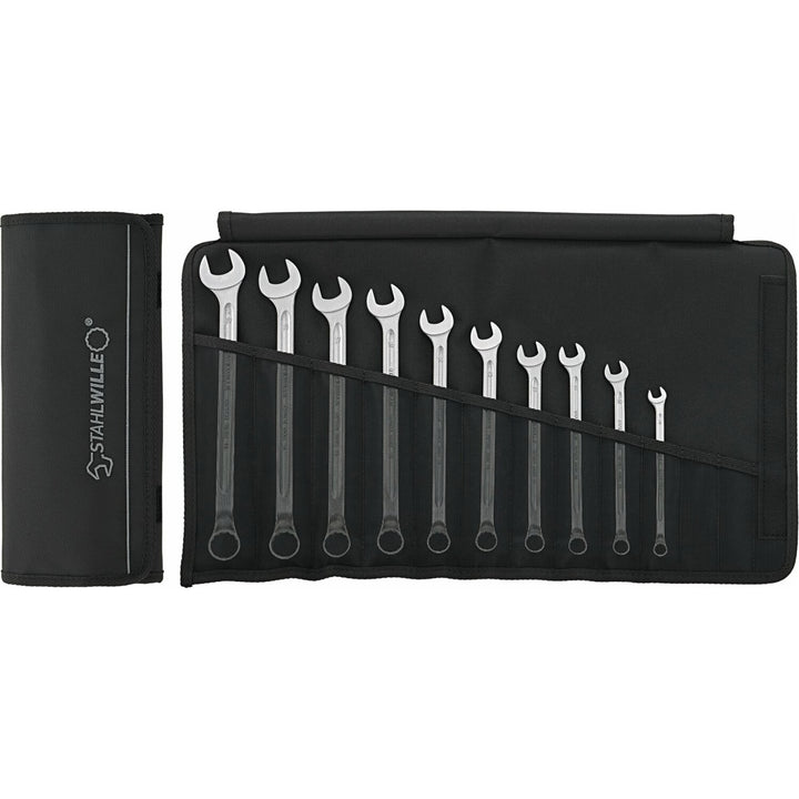 Stahlwille 96401007 14/10KT Combination Spanner Set, Long, 10 Pc.