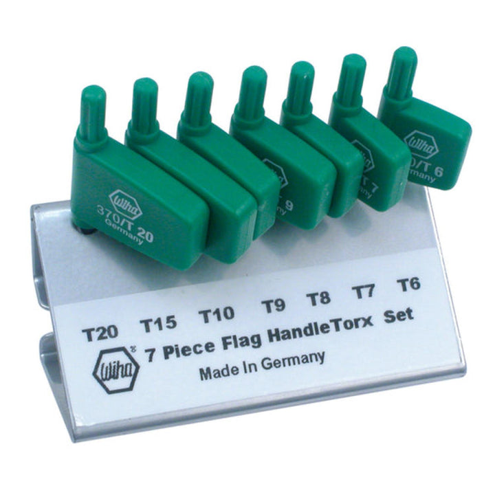 Wiha Tools 37090 7 Piece TORX® Flag Handle Stand Set