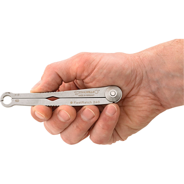 Stahlwille 41100808 240 Ratchet wrench FastRatch, 8mm