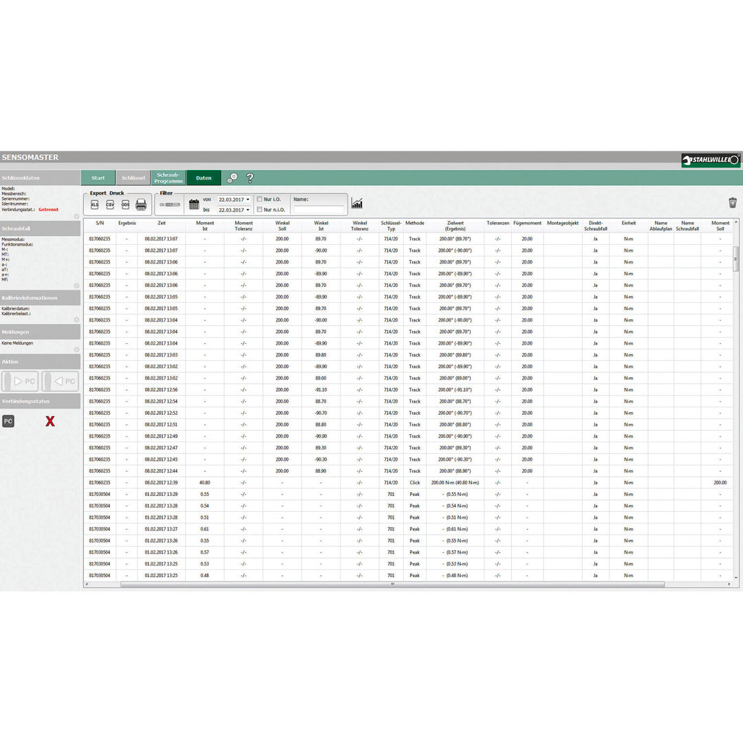 Stahlwille 96583630 7759-5 USB Adapter, Jack Plug Cable (1.5 m)