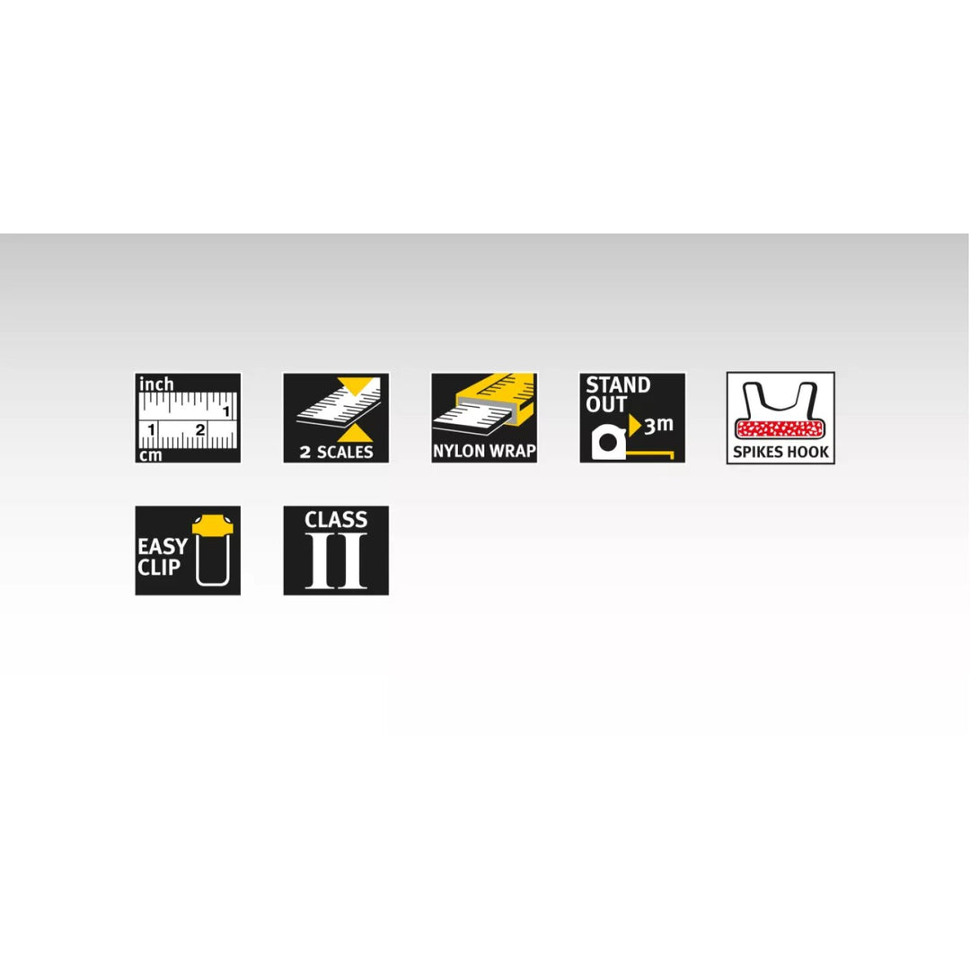 Stabila 30616 Pocket tape BM 300, cm/inch scale 16 ft