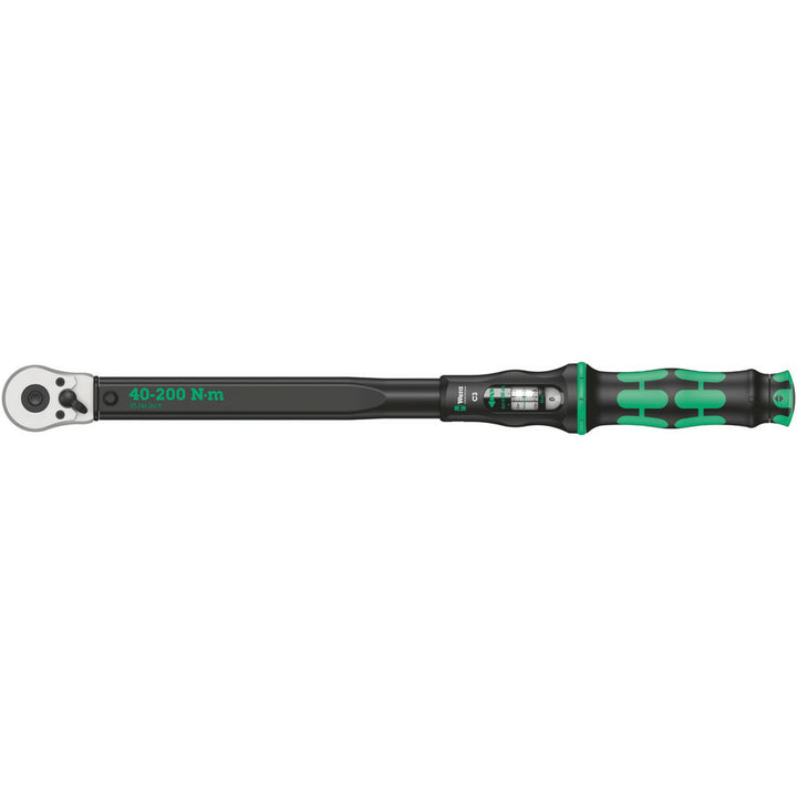 Wera Click-Torque C 3 torque wrench with reversible ratchet, 40-200 Nm, 1/2" x 40-200 Nm