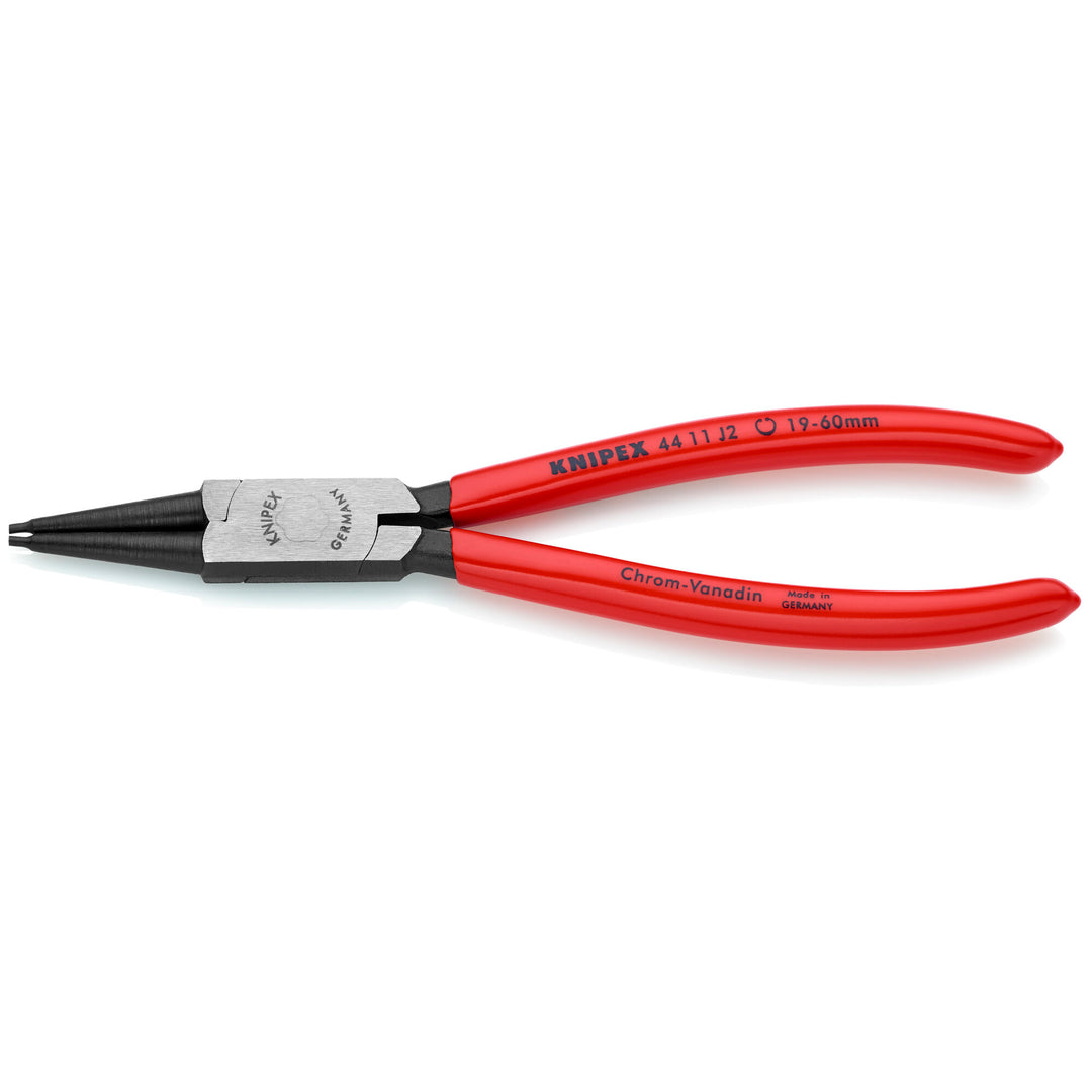 Knipex 44 11 J2 SBA 7 1/4" Internal Snap Ring Pliers-Forged Tips