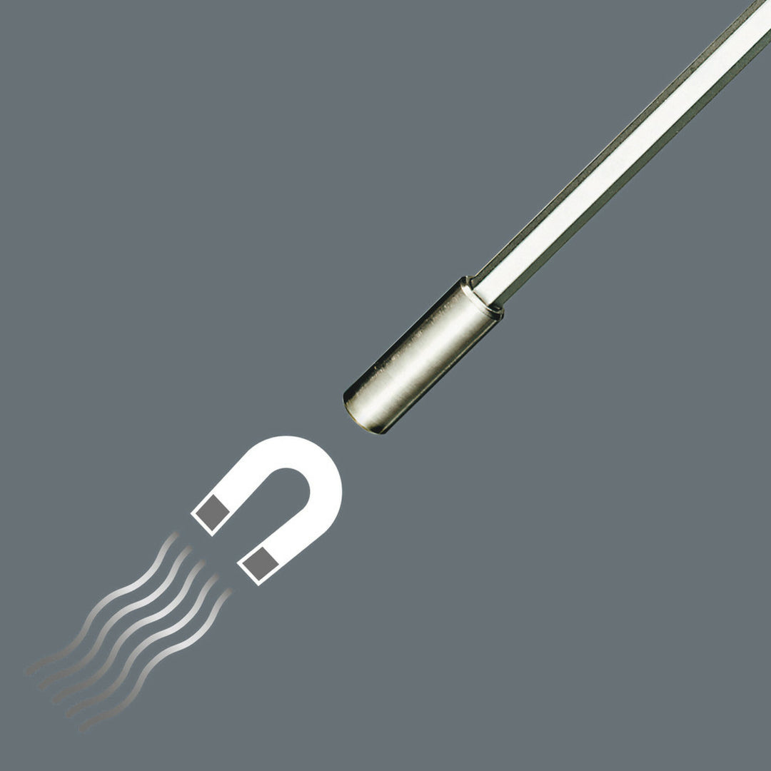Wera 812/1 Bitholding screwdriver with strong permanent magnet, 1/4" x 120 mm