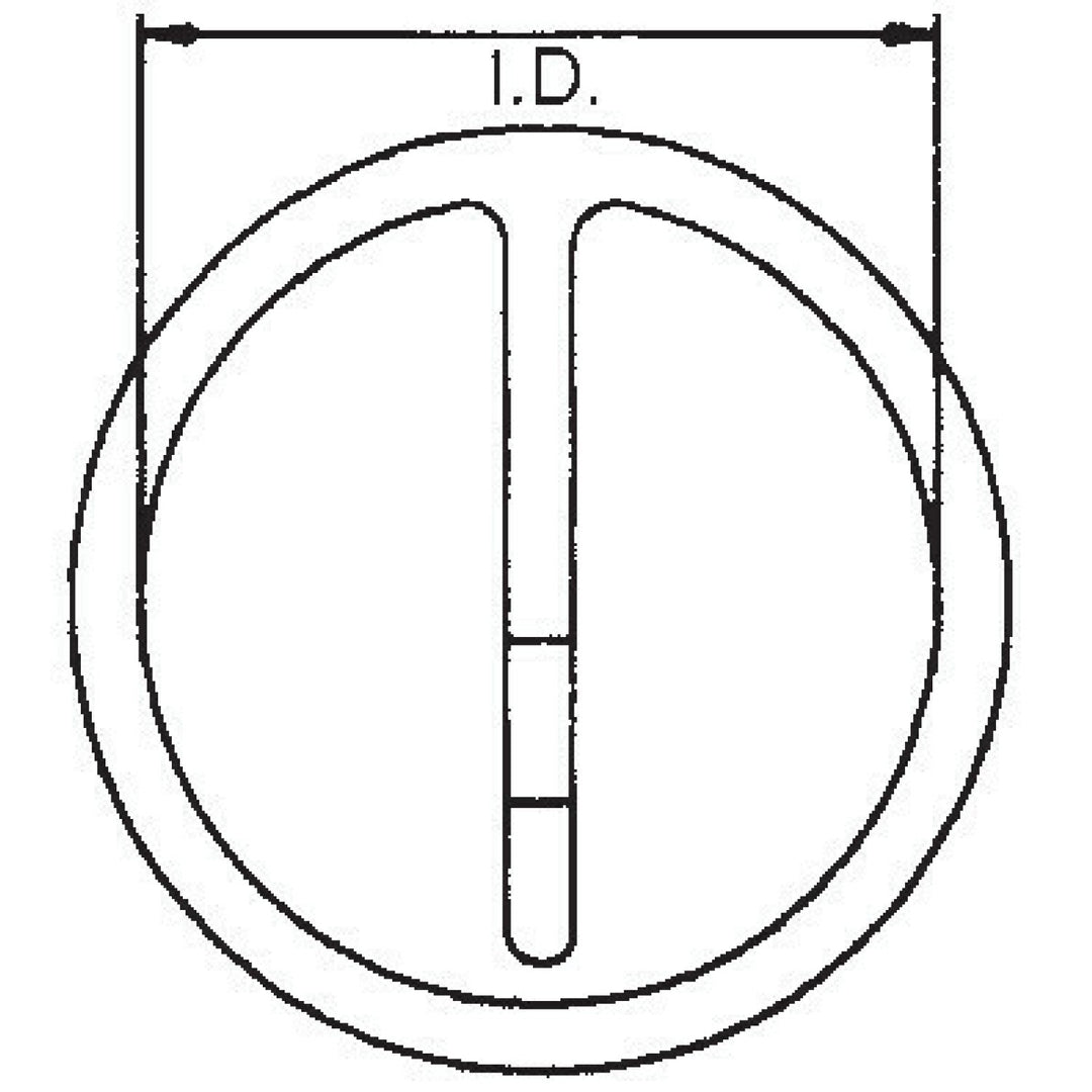 Wright Tool 6582D 3/4" Drive Ret Ring One-Piece Crush Gauge - 2-1/4" I.D.