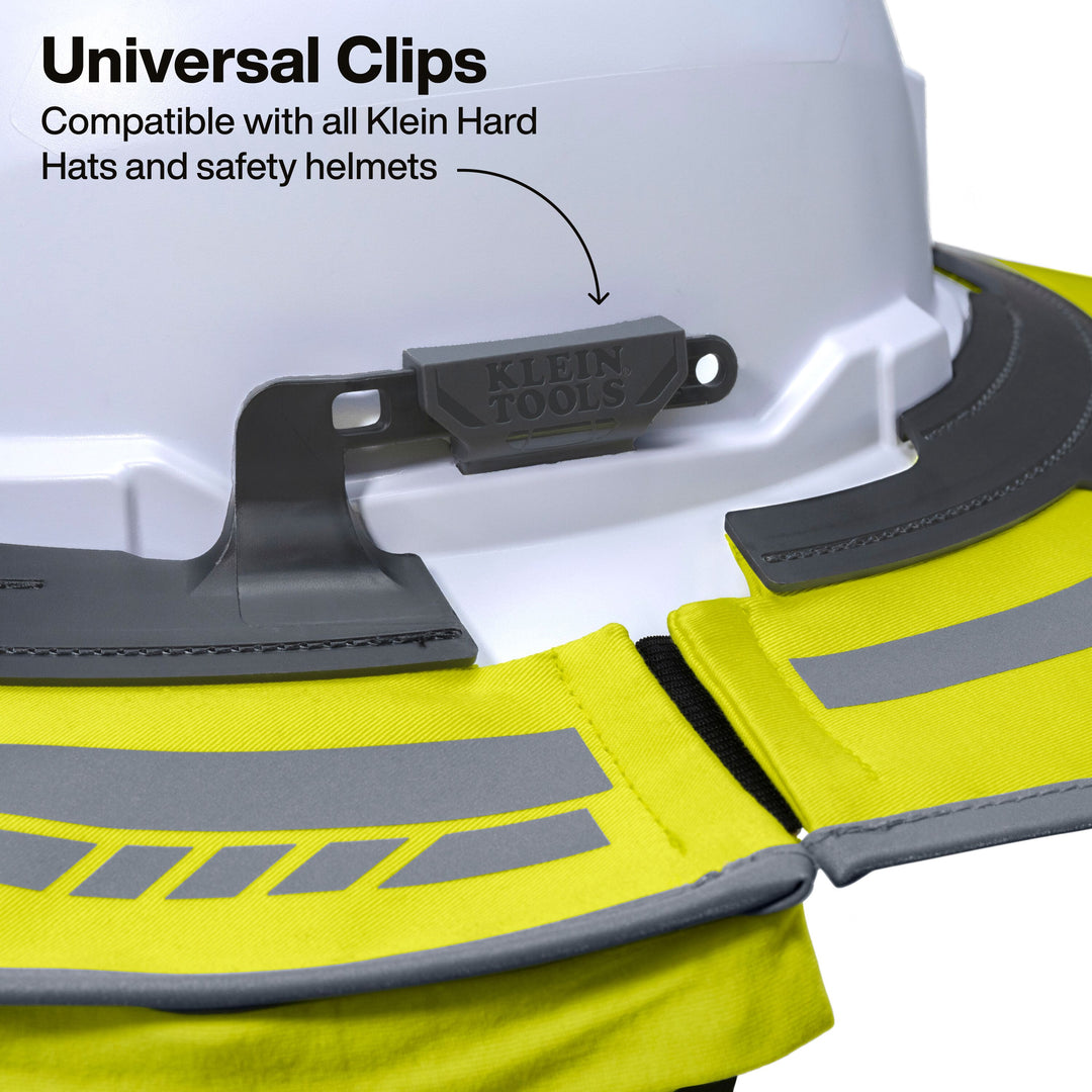 Klein Tools FR03010HIVIS Flame-Resistant Full-Brim Sombrero, High-Visibility Yellow