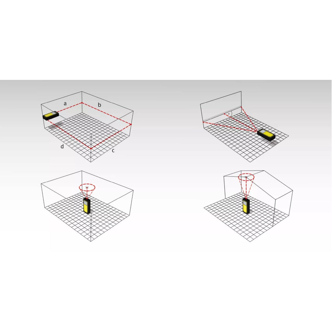 Stabila 06530 Laser Distance Measurer LD 530 BT, Bluetooth 5.0