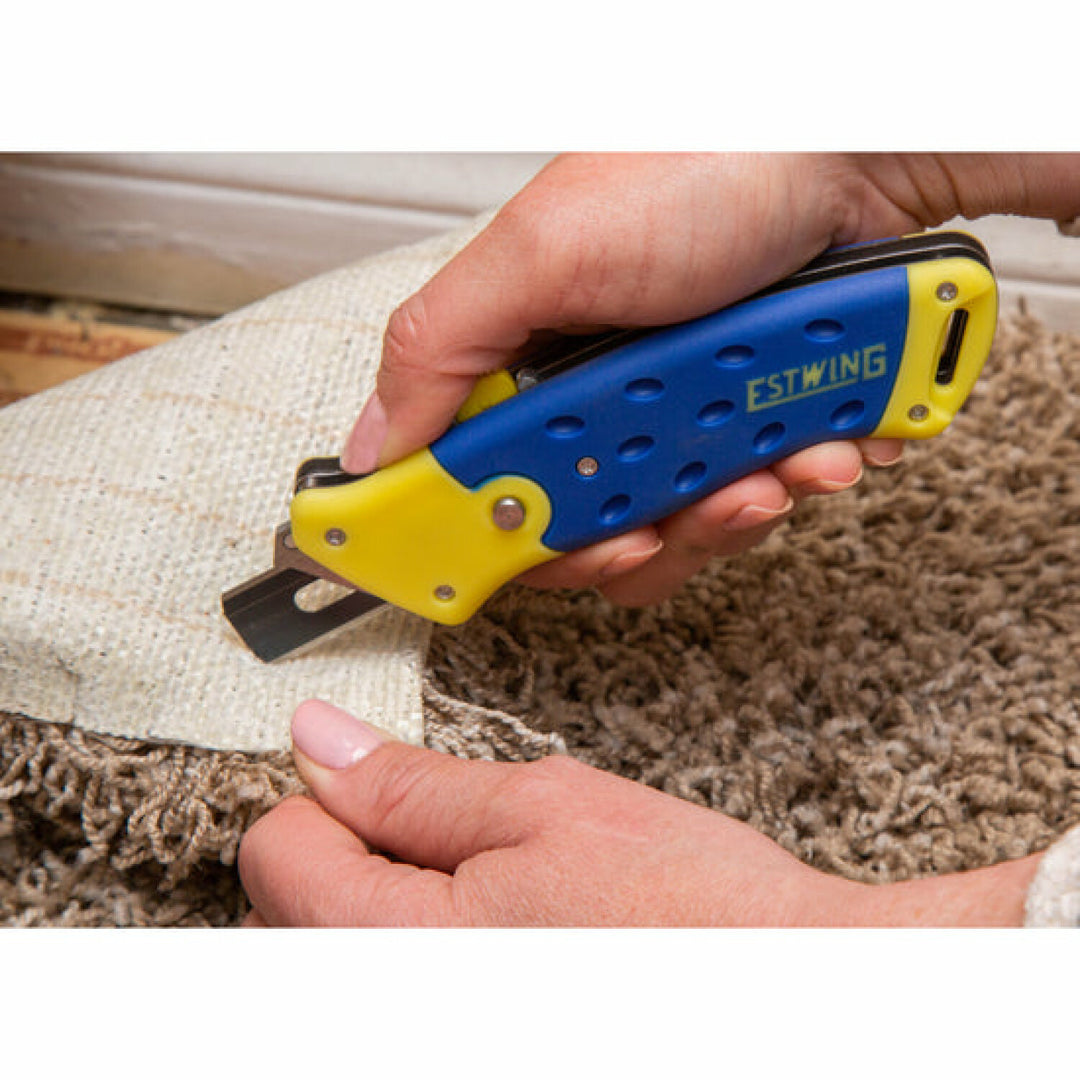 Estwing 42464 3-In-1 Angle Adjusting Retractable Carpet / Flooring and Utility Knife