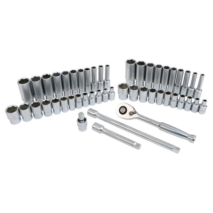 Wiha Tools 33399 49-Piece 1/4” Drive MM and SAE Socket Set