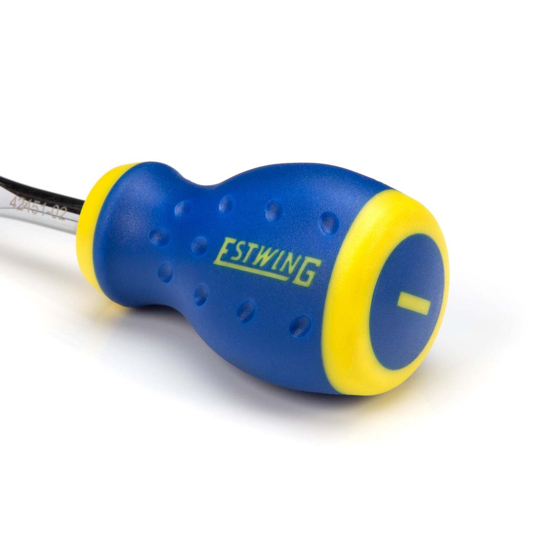 Estwing 42451-02 1/4-Inch x 1-3/4-Inch Magnetic Slotted Tip Stubby Screwdriver with Ergonomic Handle