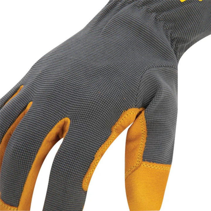 Estwing EWLPSC0610 Leather Palm Work Glove with Elastic Sewn Extended Cuff