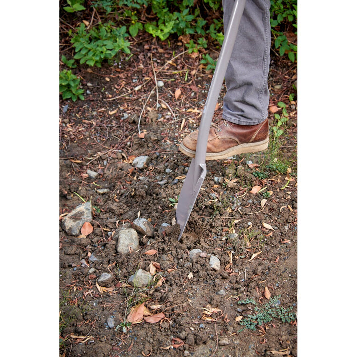 Corona AS 90310 All-Steel 12-Gauge Caprock 10 in. Flat Bowl Shovel with 1 in. Lift, Steel Handle