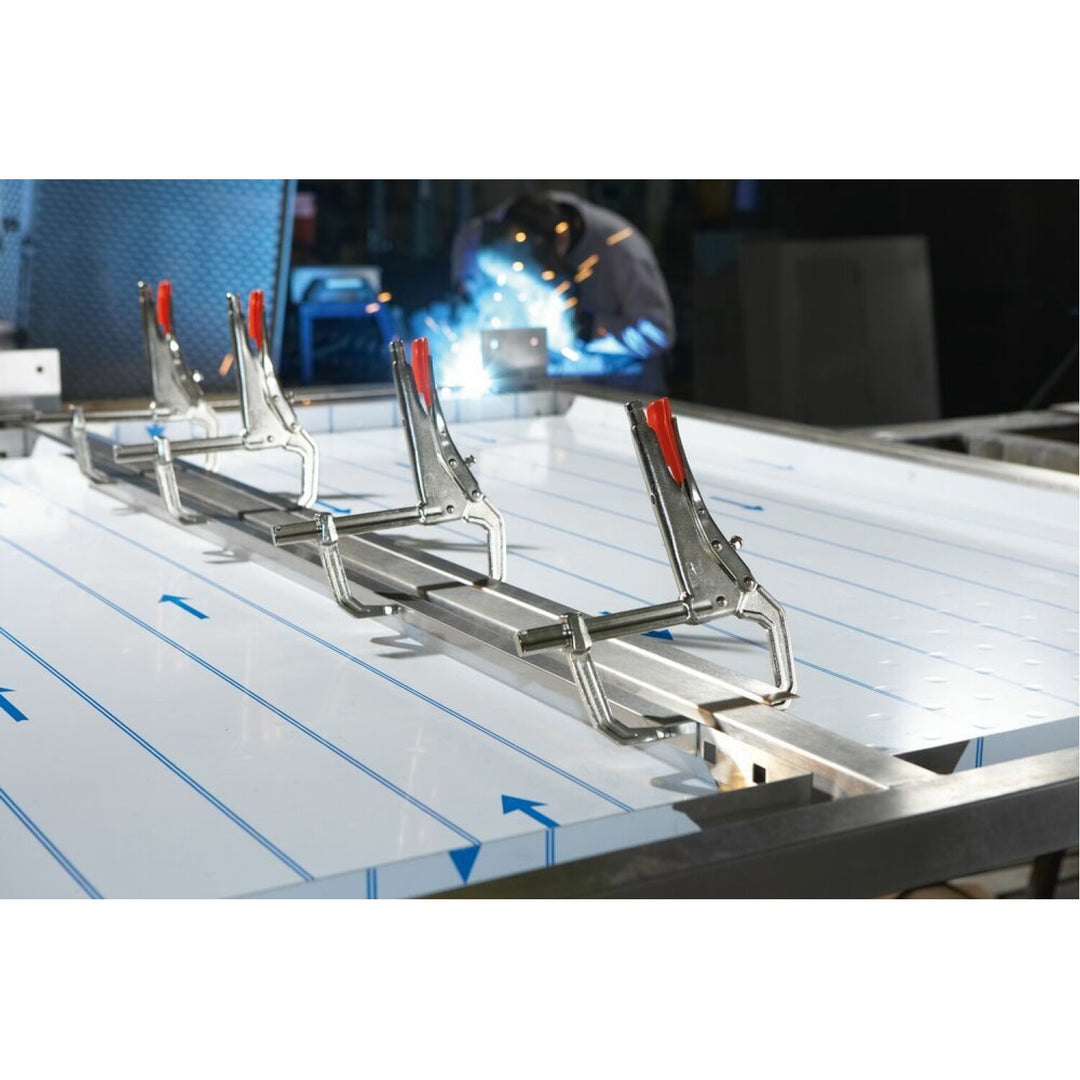 Bessey SG5-DR Clamp, SuperGrip deep reach, 4 1/2 In. x 3 In. Throat, 310 lb