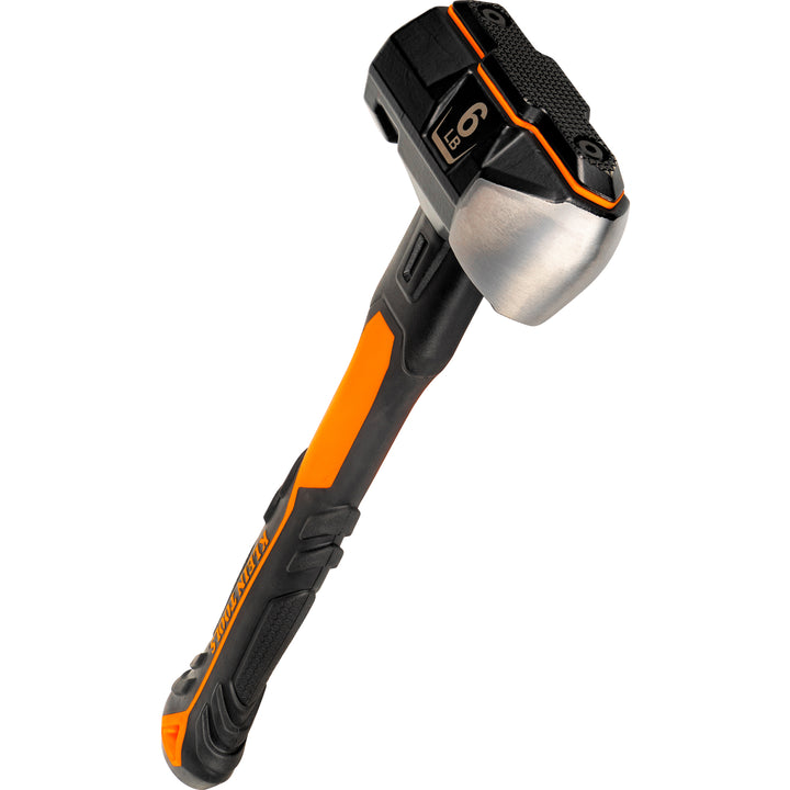 Klein Tools H80606 Fiberglass Handle Wedge Sledgehammer, 6-Pound