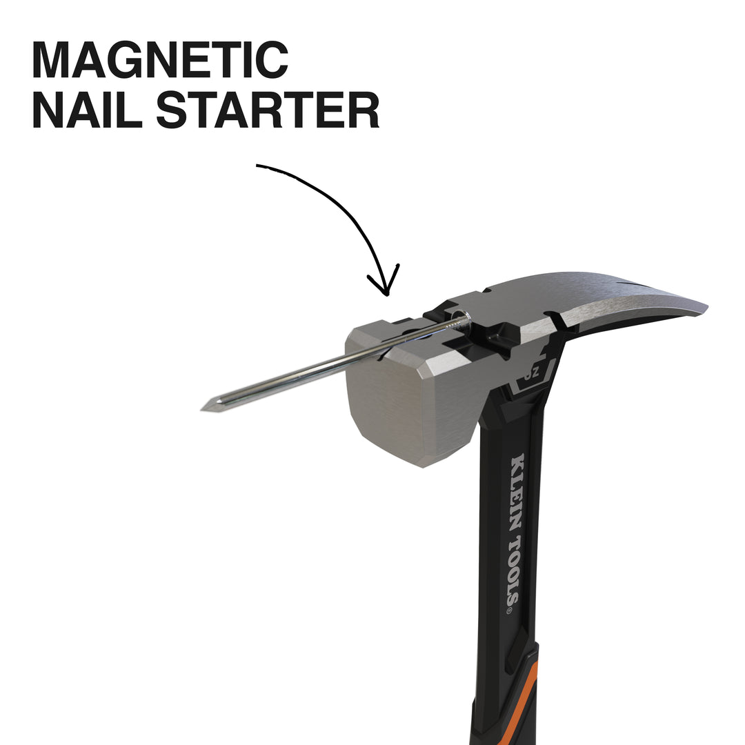 Klein Tools H80922S Smooth Face Steel Hammer, 22-Ounce