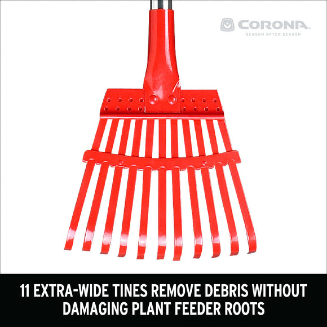 Corona-RK 62060 · Fixed Tine Shrub Rake - 8 Inch/11 tines