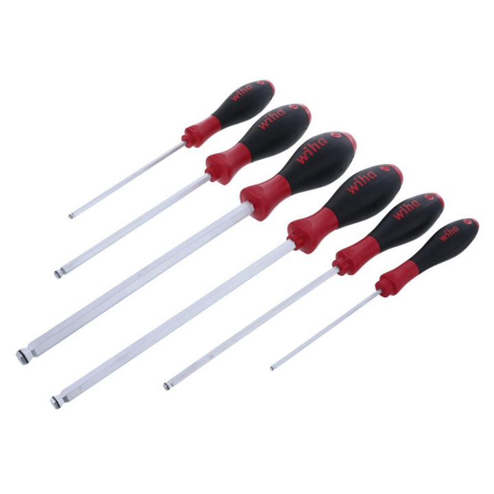 Wiha Tools 36792 MagicRing Ball End Metric Screwdriver Set, 6 Pc. Set