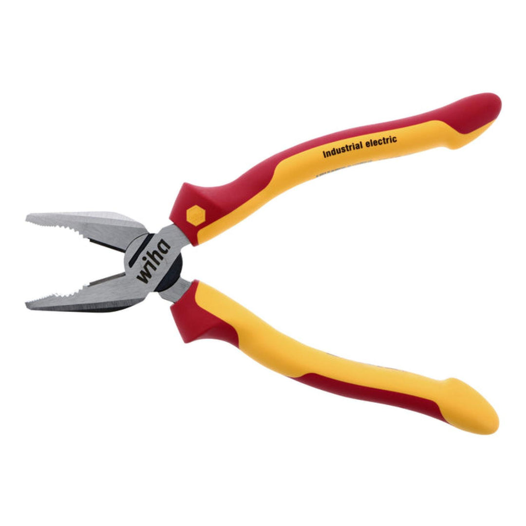 Wiha Tools 32930 Insulated Industrial High Leverage Combination Pliers, 8"