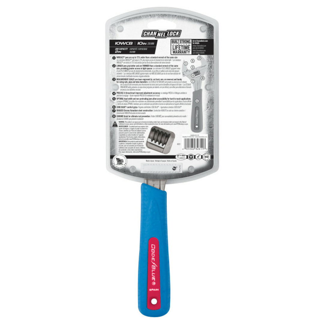 Channellock 10WCB 10-Inch Adjustable Wrench