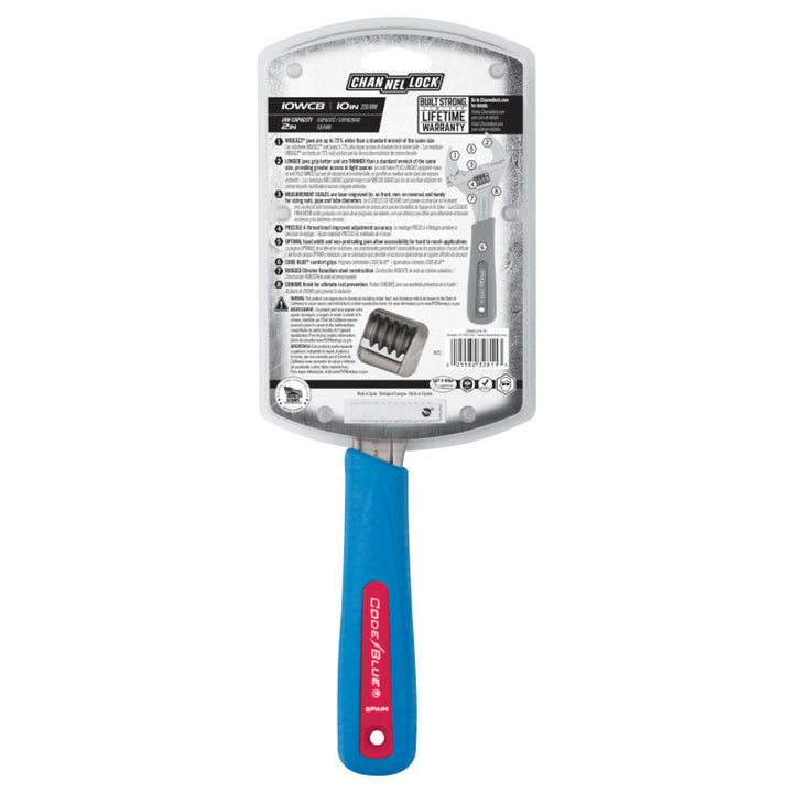 Channellock 10WCB 10-Inch Adjustable Wrench