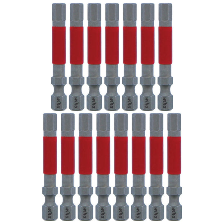 Wiha Tools 76674 MaxxTor Impact Bit Hex 7/32" - 49mm - 15 Pack