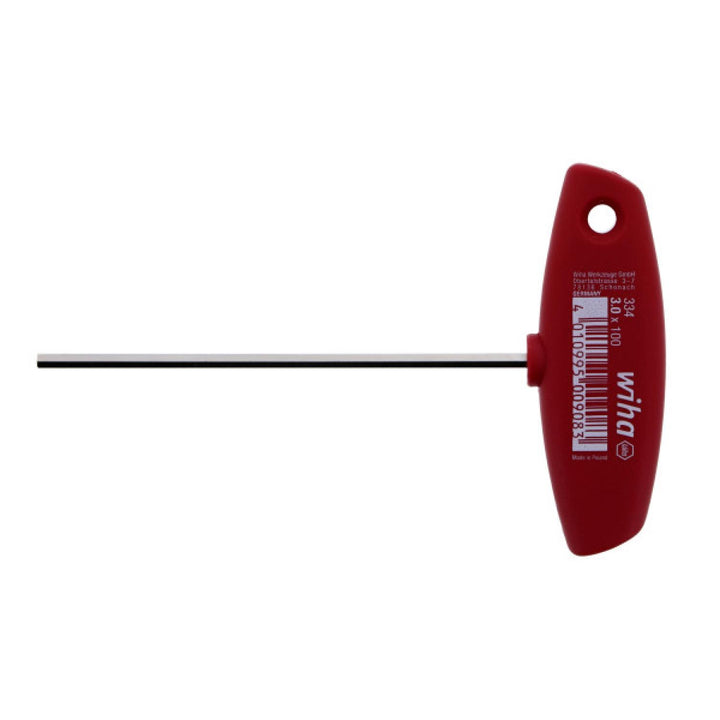 Wiha Tools 33403 Hex T-Handle 3.0 x 100mm