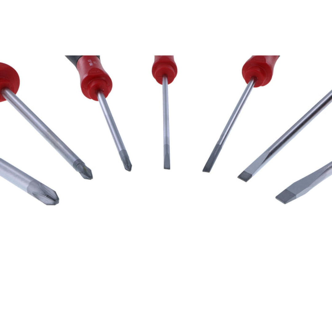 Wiha Tools 30278 SoftFinish Slotted and Phillips Screwdriver Set, 7 Pc.
