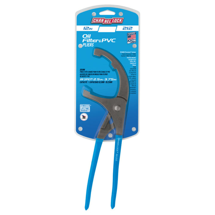 Channellock 212 12 Inch Oil Filter/ PVC Plier