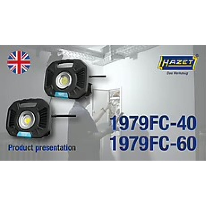 Hazet 1979FC-40 LED work spotlight ∙ 40 watts