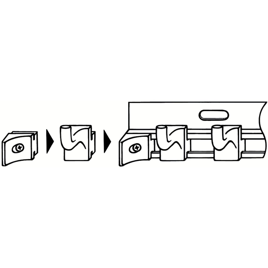 Hazet 2025X-06 Tool hangers and guiding rails
