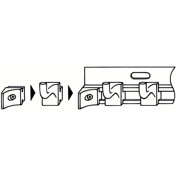 Hazet 2025X-06 Tool hangers and guiding rails