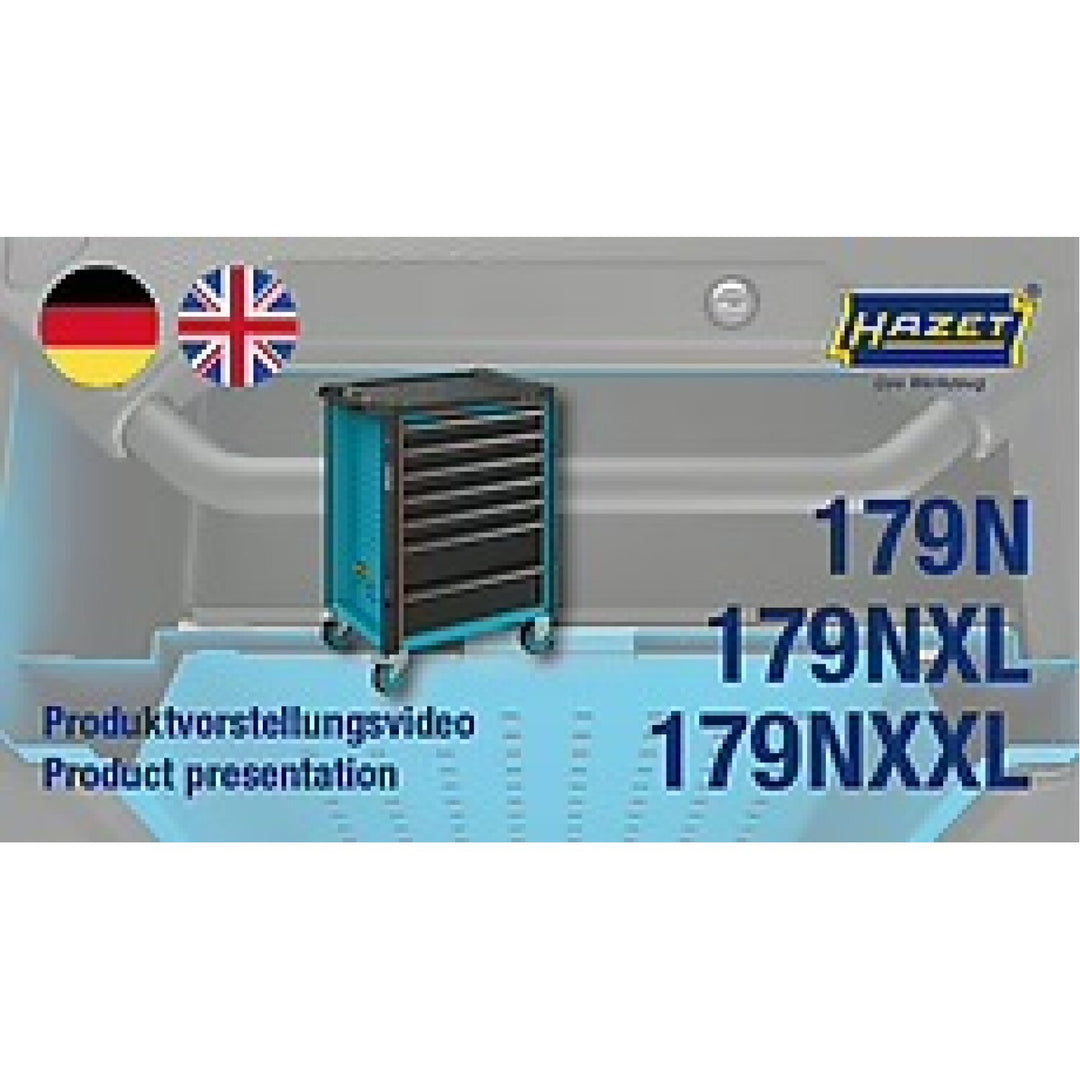 Hazet 179NX-8/314 Tool trolley 314-pieces ∙ 8 Drawers total