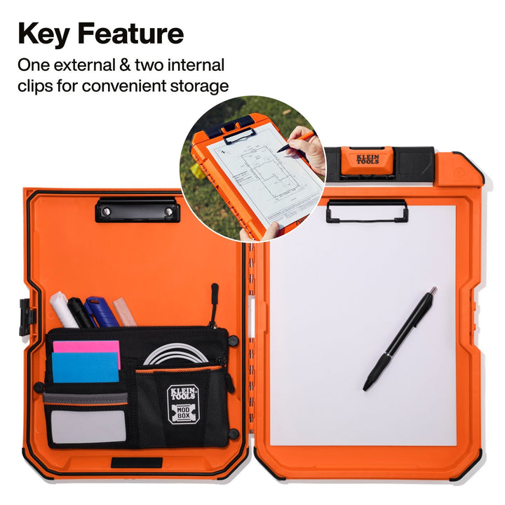 Klein Tools 54827MB MODbox Clipboard with Storage Pouch