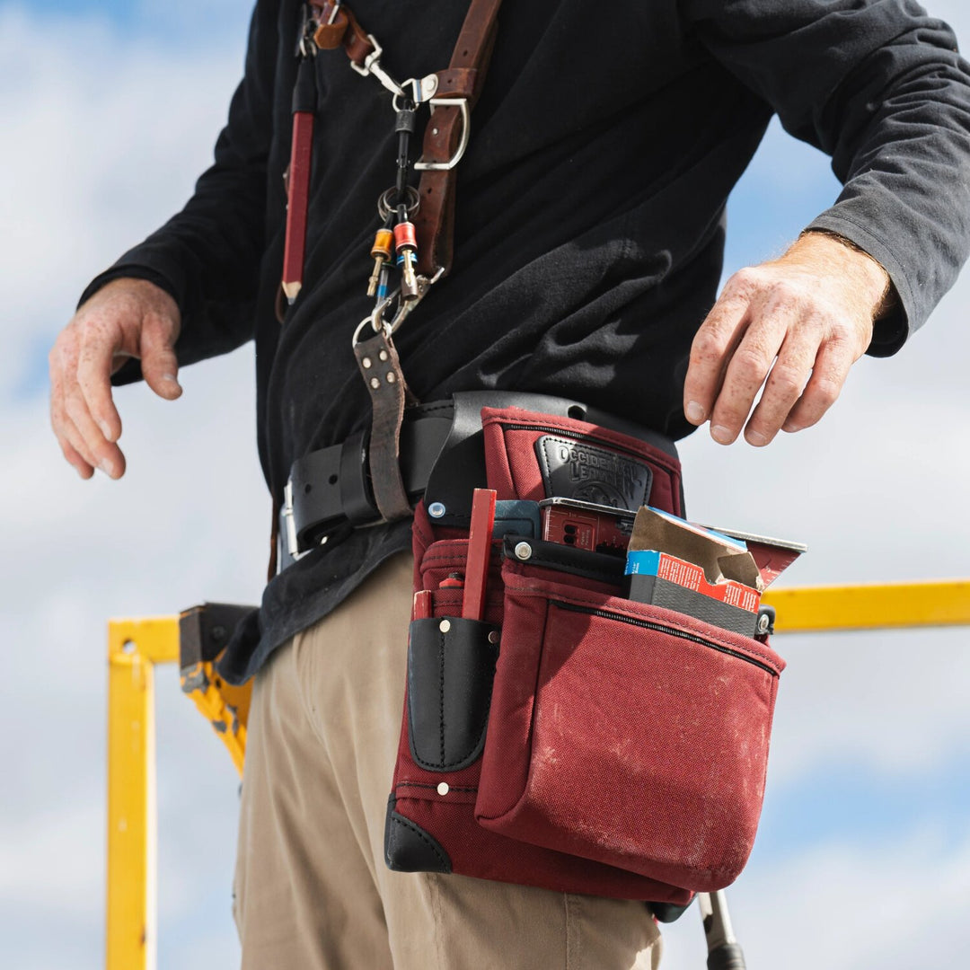 Occidental Leather R8080DB XXXL OxyLights Framer Tool Belt Setup