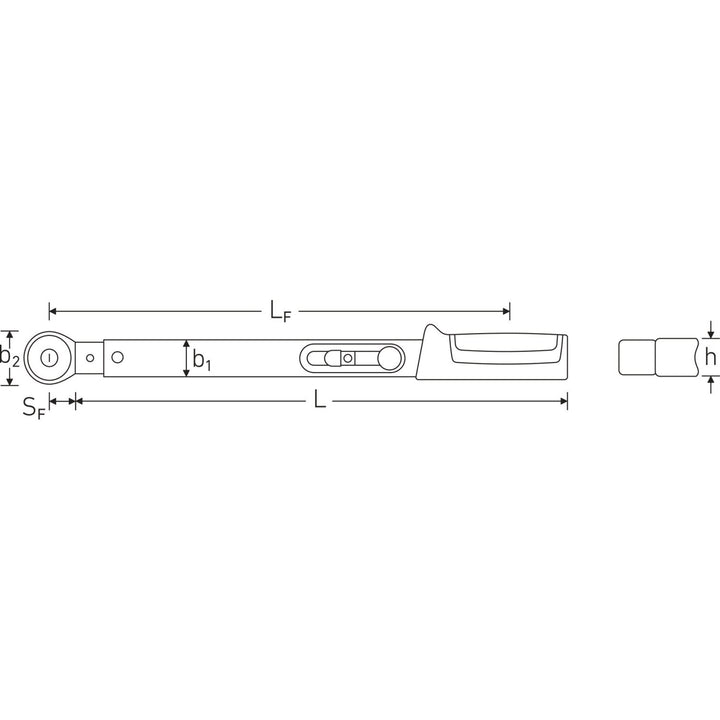 Stahlwille 96504010 Torque wrench MANOSKOP