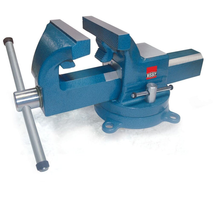Bessey BV-DF5SB Vise, 5 In., drop forged, pipe jaws, swivel base and anvil included