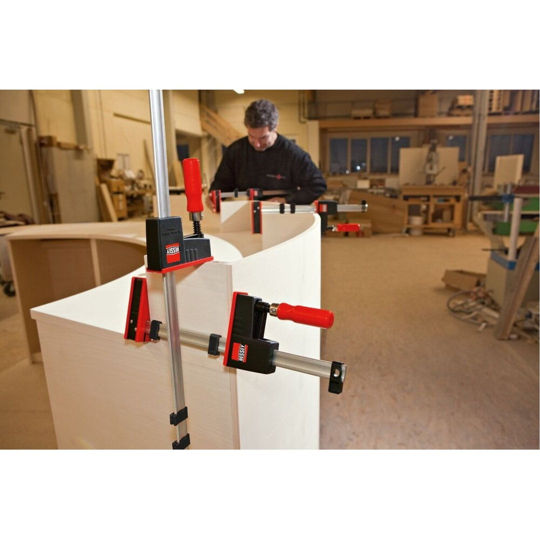 Bessey KRJR-50 Clamp, woodworking, small parallel clamp, REVO JR, 50 In. x 3.25 In, 900 lb