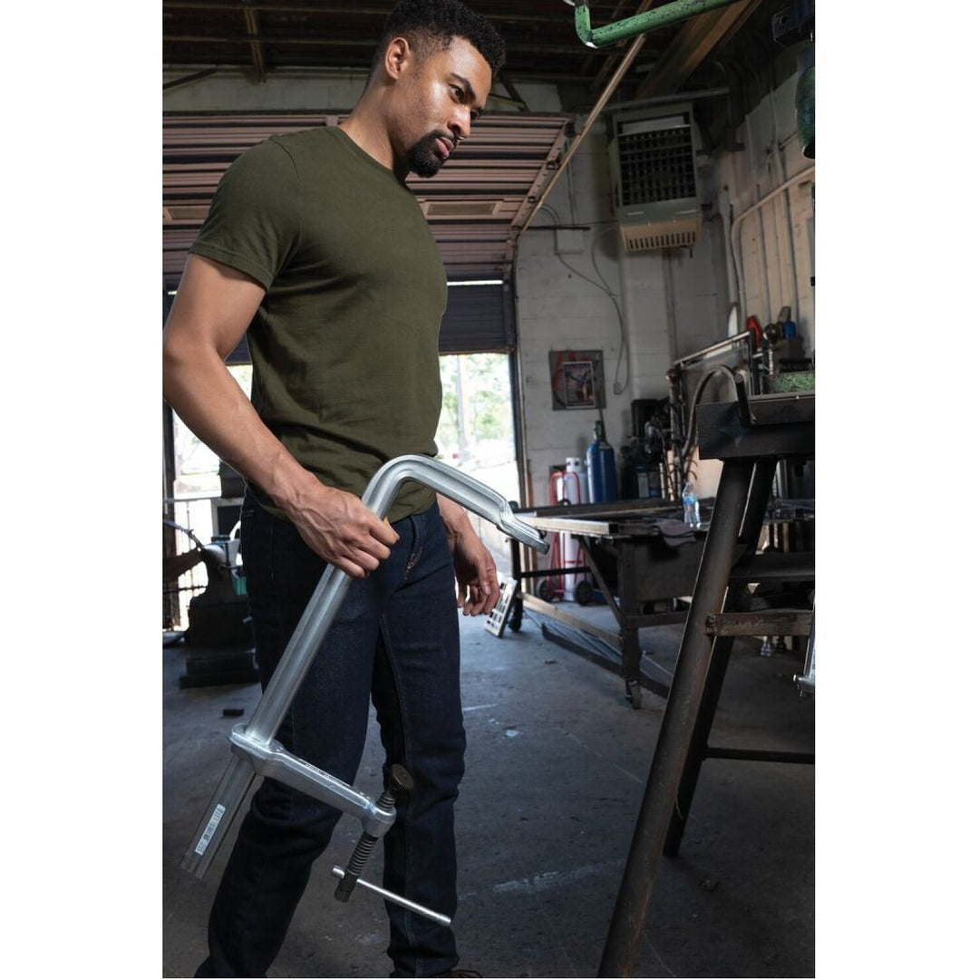 Bessey  STB-36 Clamp, welding, F-style, crimped on swivel pad, 36 In. x 7 In. , 4880 lb