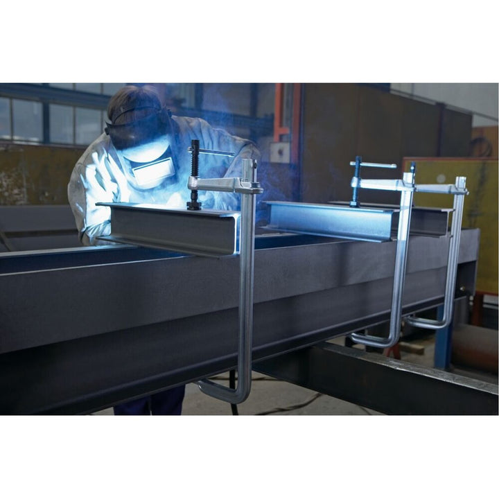 Bessey 4800S-48 Clamp, welding, F-style, heavy duty Morpad, 48 In. x 7 In., 4880 lb