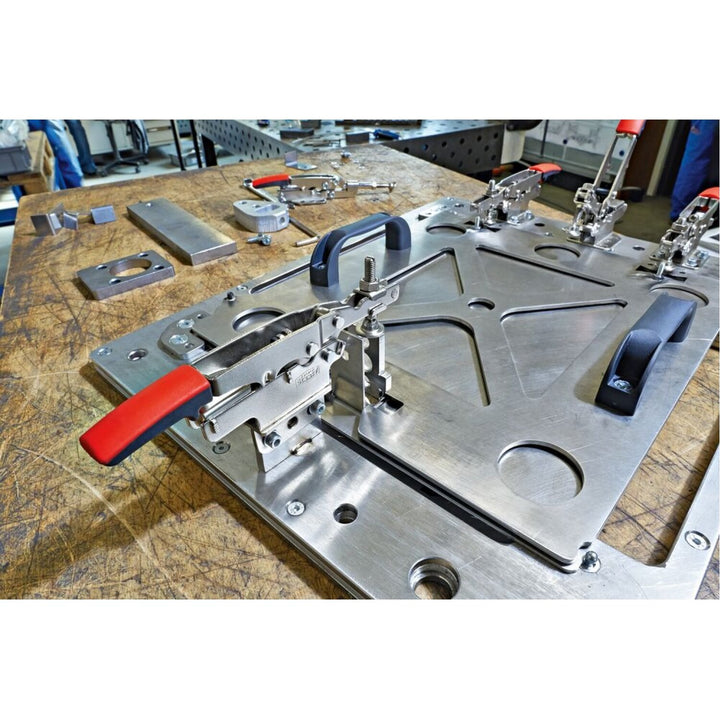 Bessey STC-HV20 Auto adjust toggle clamp, horizontal low profile, straight base
