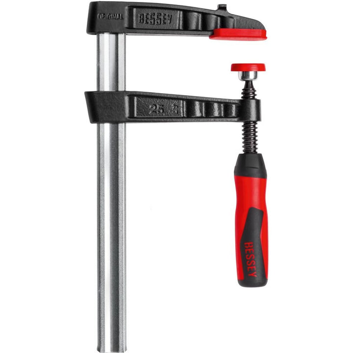 Bessey TG4.518+2K Clamp, woodworking, F-style, 2K handle, replaceable pads, 4.5 In. x 18 In., 1000 lb